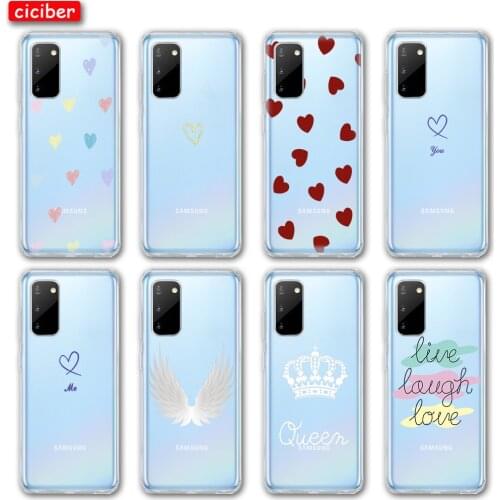 Heart Queen Love Case For Samsung S21 A50 S10 A51 A71 A70 A20E A21S S9 S8 S20 Plus Ultra S10e NOTE 20 10 9 8 Plus Soft TPU Funda