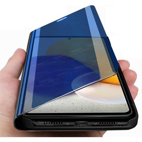 For Samsung Galaxy A72 5G Case Smart Mirror Flip Magnetic Case For SamsungA72 Sumsung A 72 Phone Cover Stand Book Coque Fundas