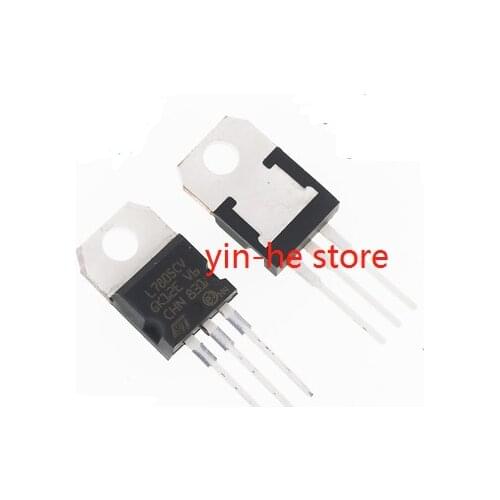 5PCS L7805CVThree-terminal voltage regulator, 5 v, silk screen 7805, encapsulation: the TO - 220