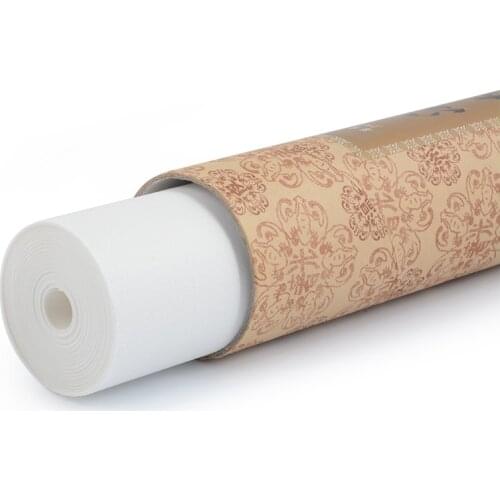 Chinese Rice Paper Calligraphy Writing Painting Half-Ripe Long Roll Xuan Paper Chinese Painting Dedicated Xuan Paper Supplies