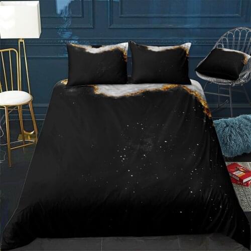 100 Starry Nebulas B And W Quilt Cover Pillowcase 3Piece Comforter Bedding Set With Pillow Case Single Double Duvet Cover