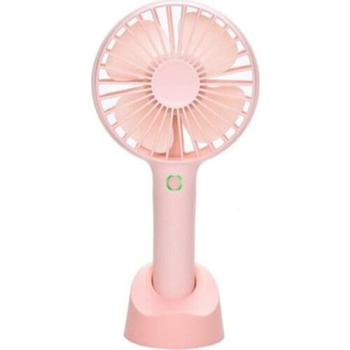 Mini Handheld Portable USB Rechargeable 4 Speed Desk Phone Holder Cooling Fan