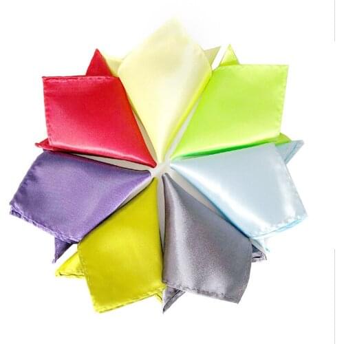 MEN ADULT Handkerchief Formal Handkerchief Hankies Polyester Hanky Business Pocket Square Party Chest BC347