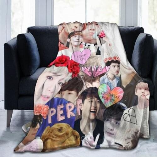 3D printed soft flannel bedroom decorative blanket bedding baby bag childrens gift throw sheet adult home textile