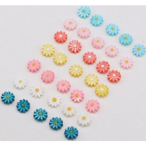 Natural freshwater shells and sunflowers multi-color pendant accessories for DIY necklaces earrings bracelets jewelry pendants