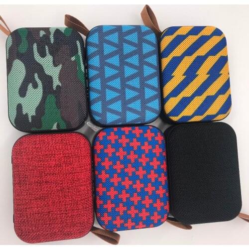 New Fabric Net Bluetooth Speaker Wireless High Quality Player Outdoor Portable Speaker Lovely Bluetooth Speaker Belt Design 1Pcs