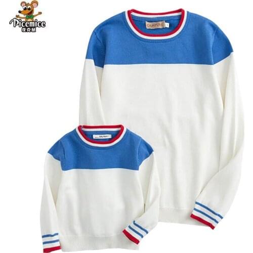 Family Look New 2020 Autumn Winter Men Women Child Sweatears Family Matching Outfits Father Son Mother Daughte Thin Sweaters