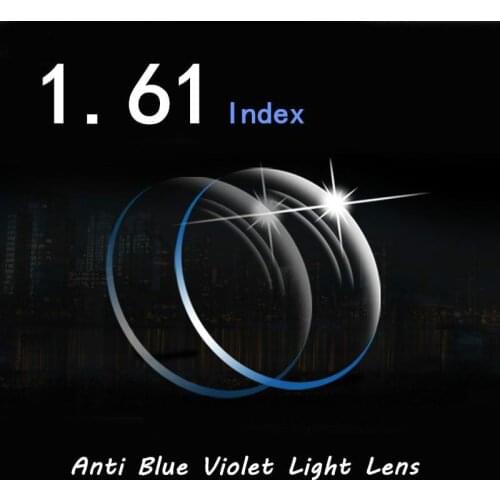 Viodream 1.61 Optical myopia reading Prescription Office Computer Worker smartphone Eyewear Anti Blue Violet Light Lenses