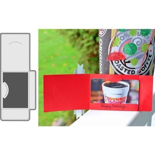 Stitched Gift Note Card Metal Cutting Dies Stencils for Scrapbooking Embossing Die Cards Making Paper Craft Decoration New 2019