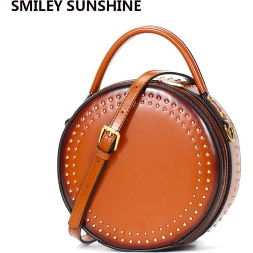 SMILEY SUNSHINE Women's Round Bags