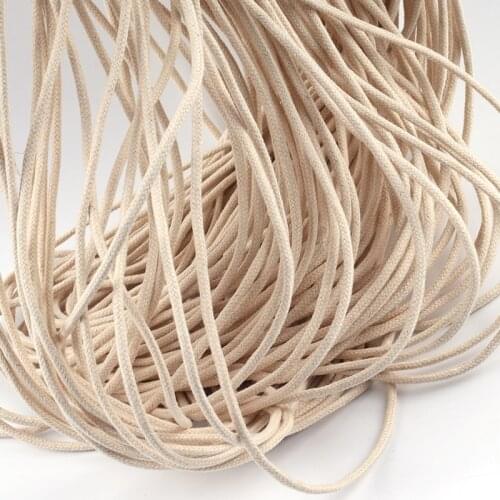 Piping, edging, round, cotton inlay open thread, core-spun cotton rope, cotton thread, bundle mouth, binding clothesline