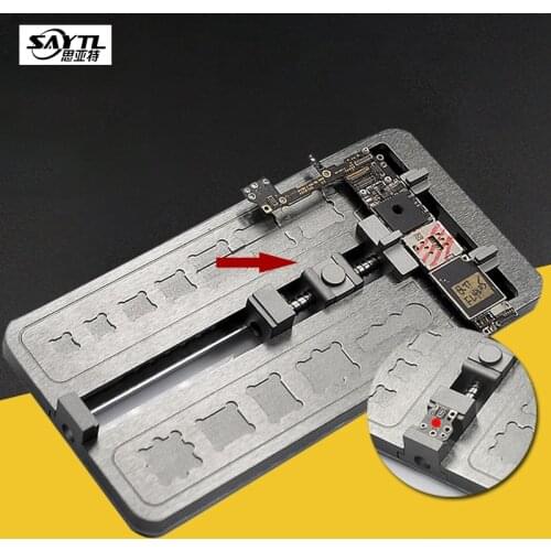 SAYTL Universal PCB Holder Jig Fixture for iPhone Samsung Huawei Motherboard Soldering Tools Rework Platform Alloy materials