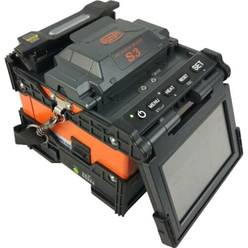 English menu Fiber Fusion splicing machine S3 Fiber Optic Fusion Splicer Automatic Motor Drive Swift S3 Fiber Fusion Splicer