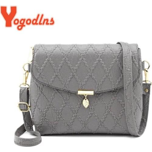 Yogodlns Women PU Leather Flap Handbag Small Leaf Pendant Shoulder Bag Simple Style Crossbody Bags Lady Shopping Purse