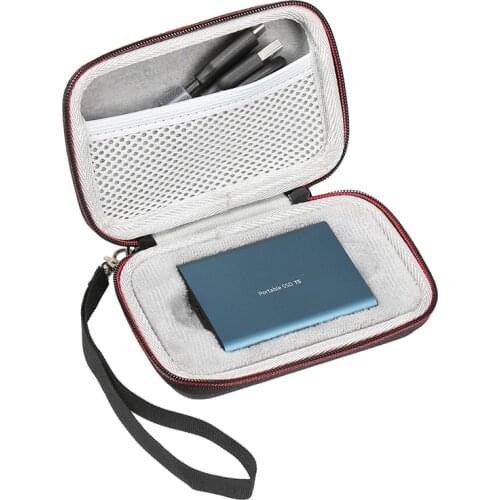 Best Price Portable EVA Hard Carrying Case for Samsung Mobile HDD SDD T3 T5 Protective Travel Storage Bag