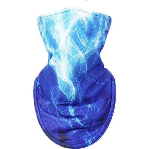1PCS Seamless Cycling Motorcycle Scarf Neck Winter Warmer Skiing Face Mask Printing Style Multi-function Bandana
