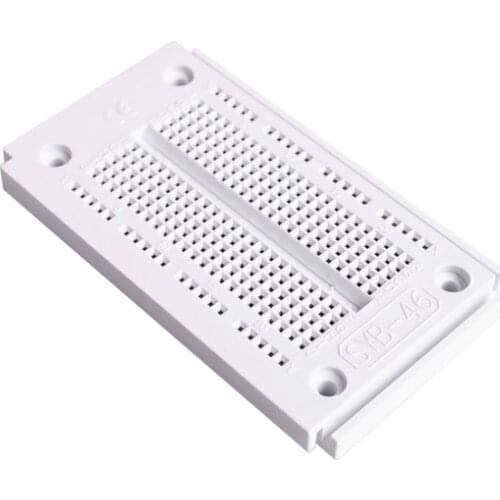 1pcs/lot SYB-46 Breadboard 270 Point 23x12 Solderless PCB Bread Board Test Borad