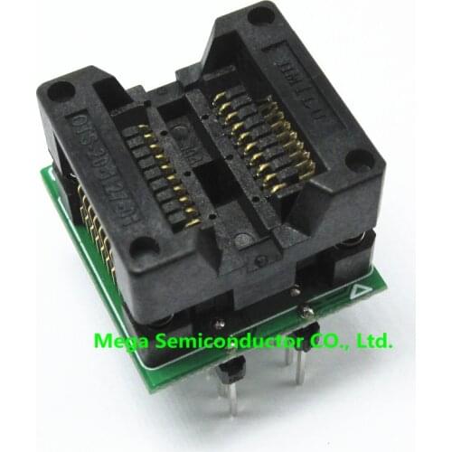 1pcs SOP20 to DIP20 SOP20 turn DIP20 also support WideSOP8 Programmer adapter Socket for wide 200mil