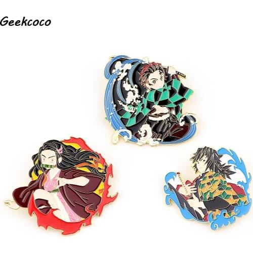 20pcs/lot J2737 Hard Enamel Pin Kawaii Cartoon Brooch Anime Fan Collection Badge Unique Gift