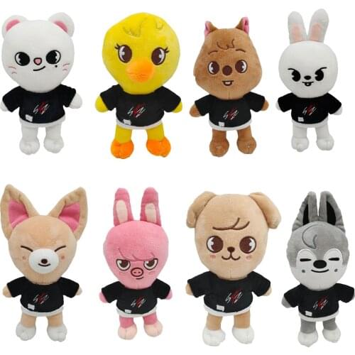 20CM Stray Kids skzoo Plush Toys Kawaii Cartoon Stuffed Animal Plushies Doll Kids Toys Birthday Gift For Children