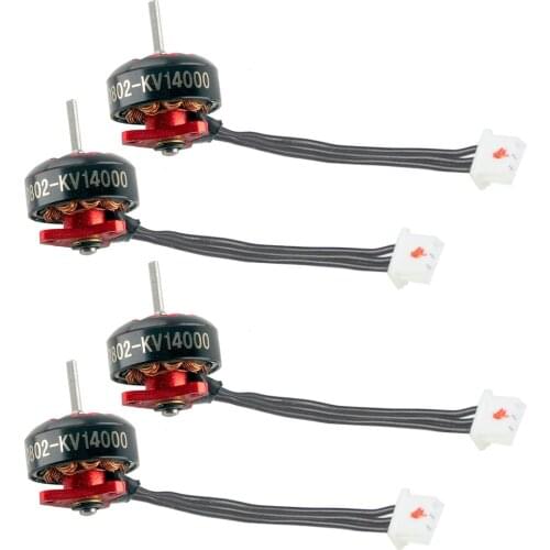 4pcs Happymodel EX0802 14000KV/ 19000KV/ 25000KV 1-2S Brushless Motor CW CCW for Mobula6 HD RC Quadcopter Drone