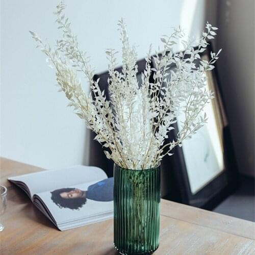 5pcs Artificial Leaves Dried Preserved Plants Rich Leaf,Home Decoration Accessories Living Room Gazebos House Essentials Plantas