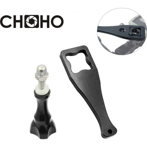 Aluminum Alloy Thumb wrench Knob Bolt Long Screw CNC Mount for GoPro Hero 9 8 7 6 Xiaomi Yi SJCAM DJI Action Camera Accessories