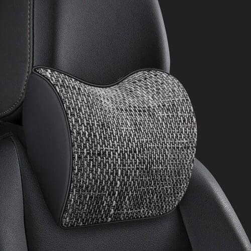 Memory Cotton Seat Artifact 1pcs Auto Car Neck Pillows Headrest Vehicle Small Travesseiro Four Seasons Automotive Accessories