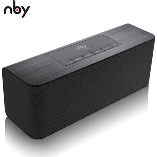 NBY 5540 Bluetooth Speaker Portable Wireless Speaker High-definition Dual Speakers with Mic TF Card Loudspeakers MP3 Player