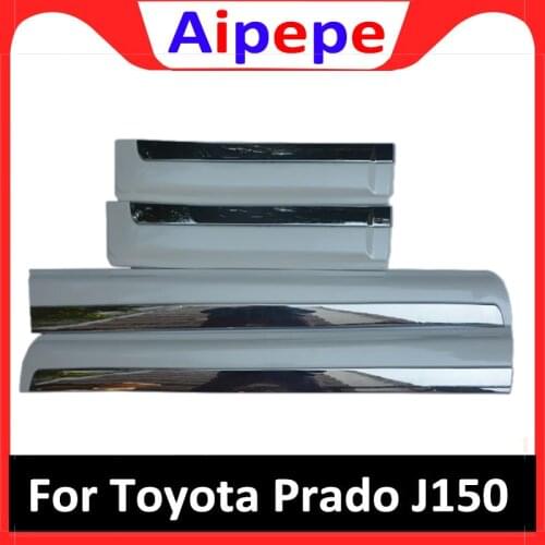 For Toyota Land Cruiser Prado 150 LC150 2010-2016 Chrome Body Side Garnish Moulding Trim Car-styling Accessories Pearl White