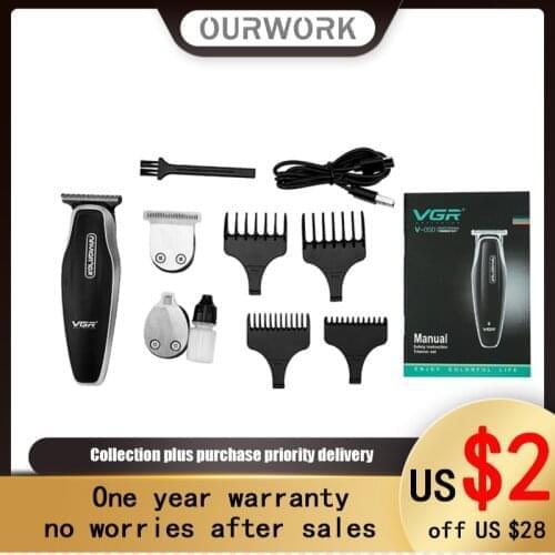 Ourwork electric push scissors new multi-function hairdresser push white carving 3-Blade rechargeable hairdresser v-050