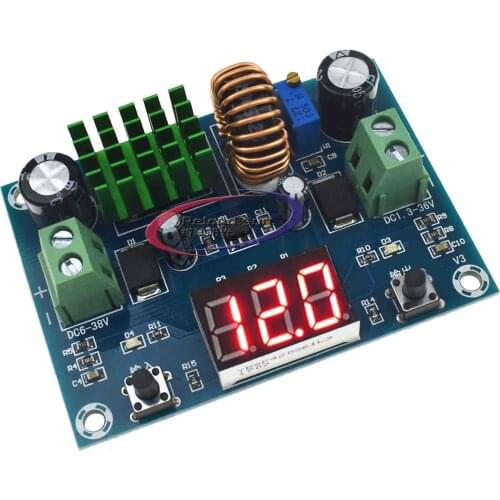 XH-M291 digital voltage regulator module XL4015E1 switch type voltage regulator output 1.3-36V current 5A