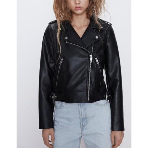 Женские зимние кожаные куртки Garaouy China At AliExpress