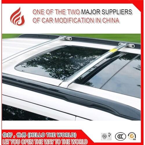 Hot sale High quality Stainless steel plating color screw install roof rack cross bar for Explorer 2013-2018