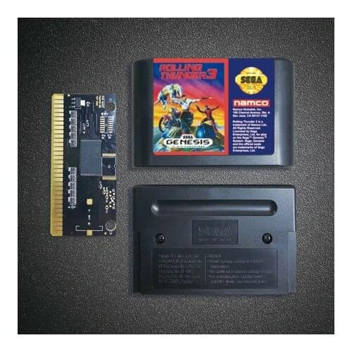 Rolling Thunder 3- 16 Bit MD Game Card for Sega Megadrive Genesis Video Game Console Cartridge
