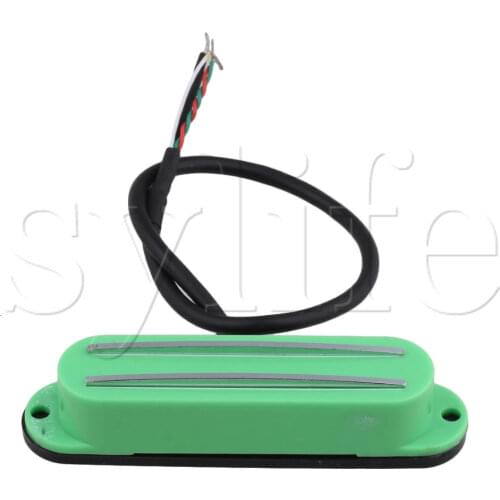 Dual Coil Pickup Magnetic Humbucker for Electric Guitar Ukulele Green