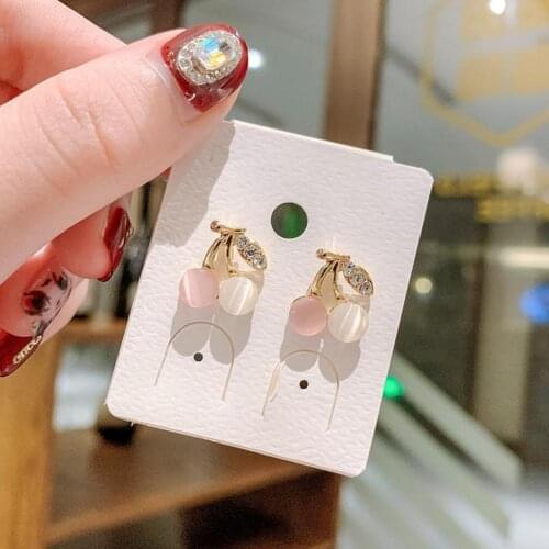 Fashionable Simple Mini Alloy Ear Stud Lightweight Geometrical Korean Faux Pearls Geometrical Women Earrings Fashion Jewelry