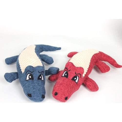 Animal Shaped Soft Dog Chewing Toy Squeak Sound Vocal Pet Toy Plush Bite-resistant Dog Accessories for Dog Cat Cleaning Tooth