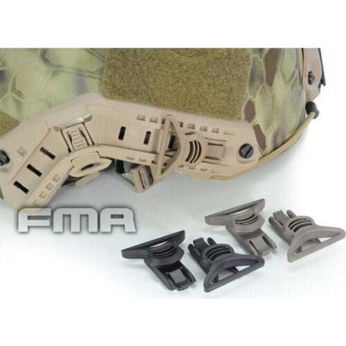 New FMA Goggle Strap Swivel Clips 36mm Wide Helmet Rail Mount TB312/313/314 BK/DE/FG