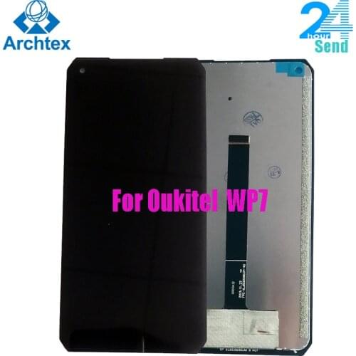 100% Original Oukitel WP7 LCD Display and Touch Screen Digitizer Assembly Replacement +Tools+Adhesive 6.53'' 19.5:9 FHD Display