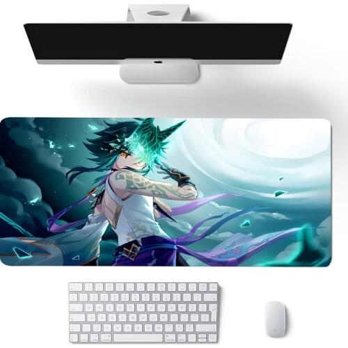Non Slip PC Genshin Impact Comfort Mouse Mat Gaming Mousepad Top Selling Wholesale Gaming Pad mouse keyboard mouse pad gift