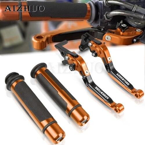 Motorcycle Brake Clutch Lever+Handle Grips Handlebar For 790 Adventure/R 790 Adventure R 790Adventure 2019 2020