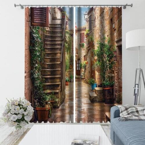 Beautiful Photo Fashion Customized 3D Curtains house curtains 3D Window Curtain For Living Room office Bedroom