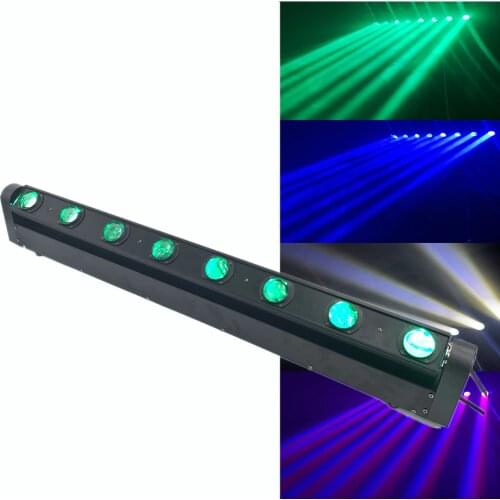 LED Bar Beam 8x12W RGBW Quad Moving Head LED Stage Light DJ DMX Controller Fast Shipping Stage lighting dj light