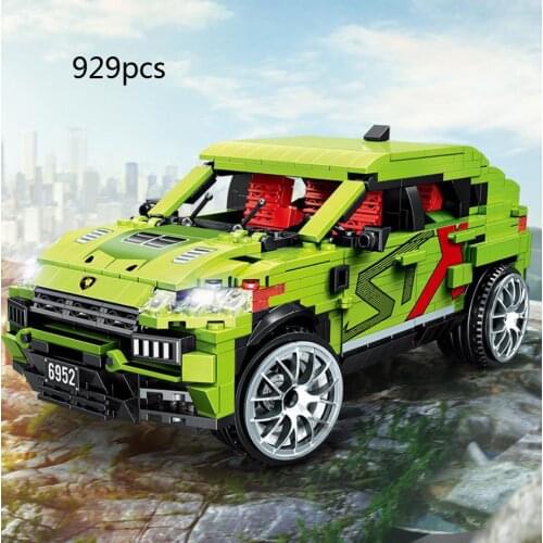 Technical SUV vehicle building block 1:16 scale germany bull logo lambor URUS model toys assemble brick collection for gifts
