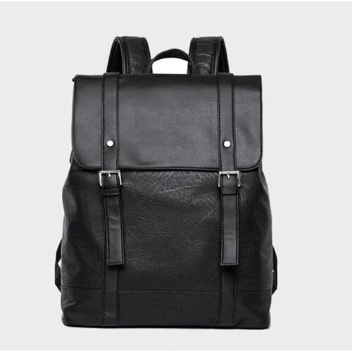 Mens Backpack Large Capacity Business Casual Computer Bag Mens Travel Backpack Simple Student Fashion Trendy Schoolbag