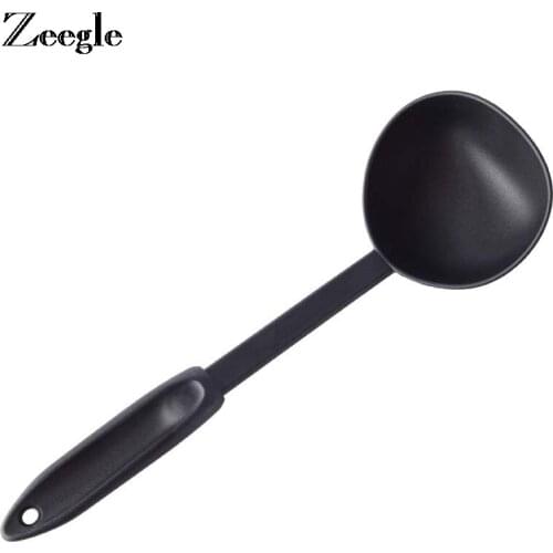 Zeegle Kitchen Utensils Nonstick Cooking Nylon Heat-Resistant Spoon Scoop Kitchen Cooking Tools 7 Styles Cookware