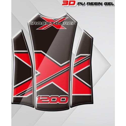 Motorcycle 3D Fuel Tank Pad Protective Stickers Decals For HONDA VFR1200X 2012-2014 2013 CROSSTOURER