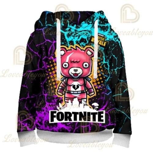 Game Battle Royale Boys 3D Hoodies Kids Clothes Funny Game Fortnite Hoodies Teen Girls Boys Sweatshirt Children Fashion Clothes