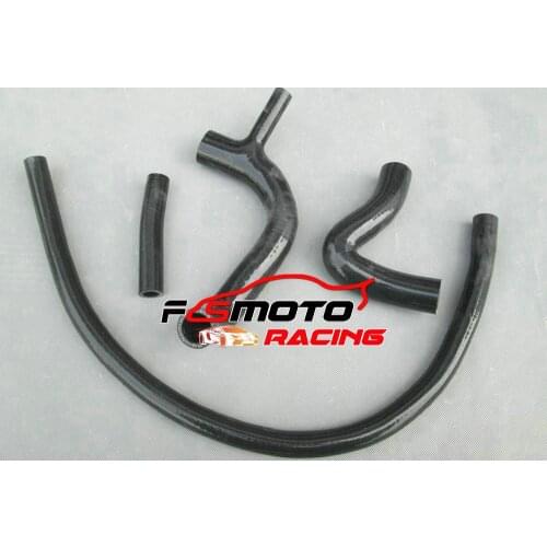 BLACK 4PCS Silicone Radiator Heater Hose For Austin Rover Mini Cooper S 1275 GT Clubman 1959 - 1990 1989